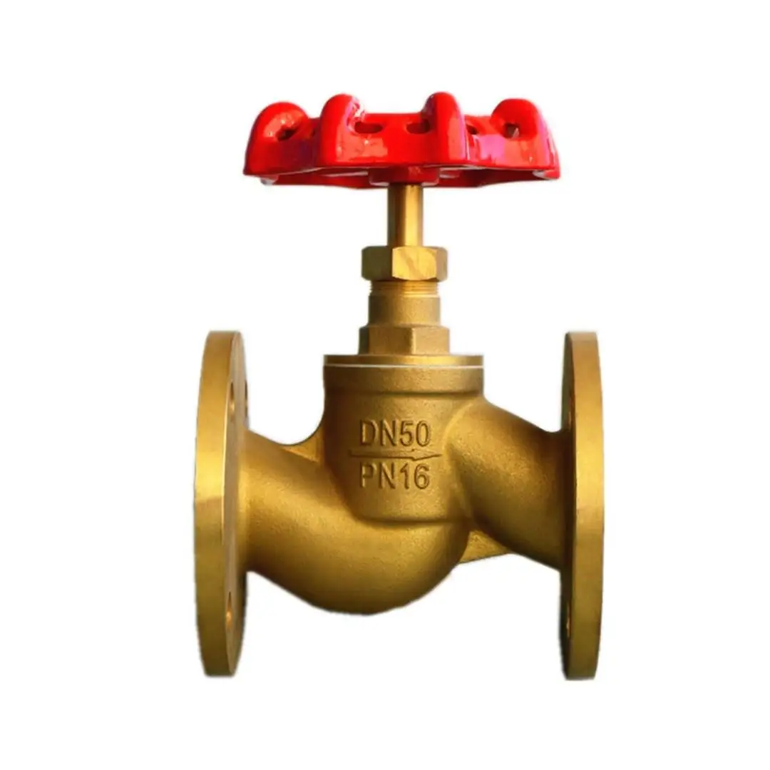 

TKFM factory high temperature manual dn50 flange brass globe valve for water steam