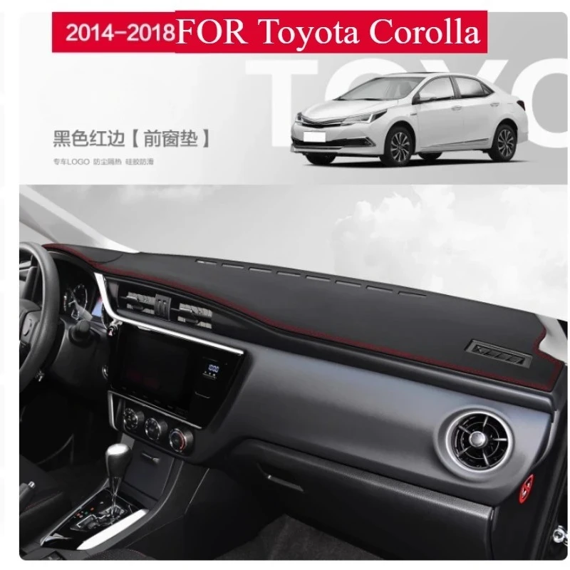 

FOR Toyota Corolla 2014-2018 Car Styling Dash Mat Dashmat Dashboard Mat Cover Sun Shade Dash Board Cover Carpet Auto Accessories