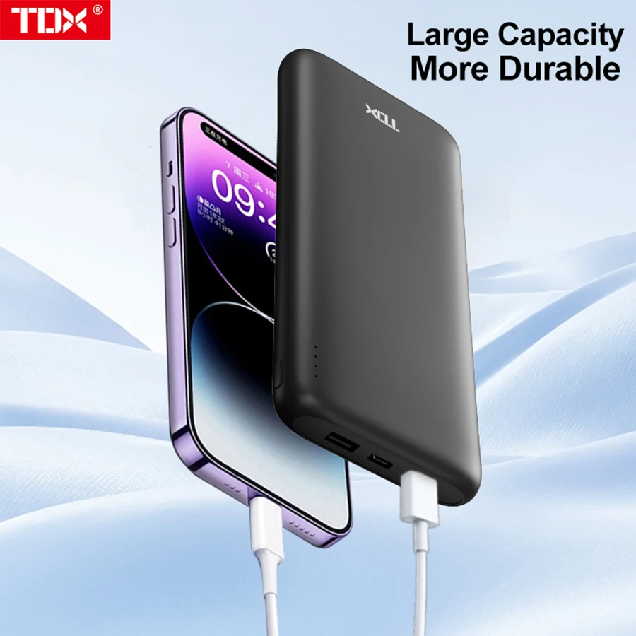 10000mAh Power Bank Large Capacity Spare Battery Universal Fast Charging Portable Power Bank For All Phones