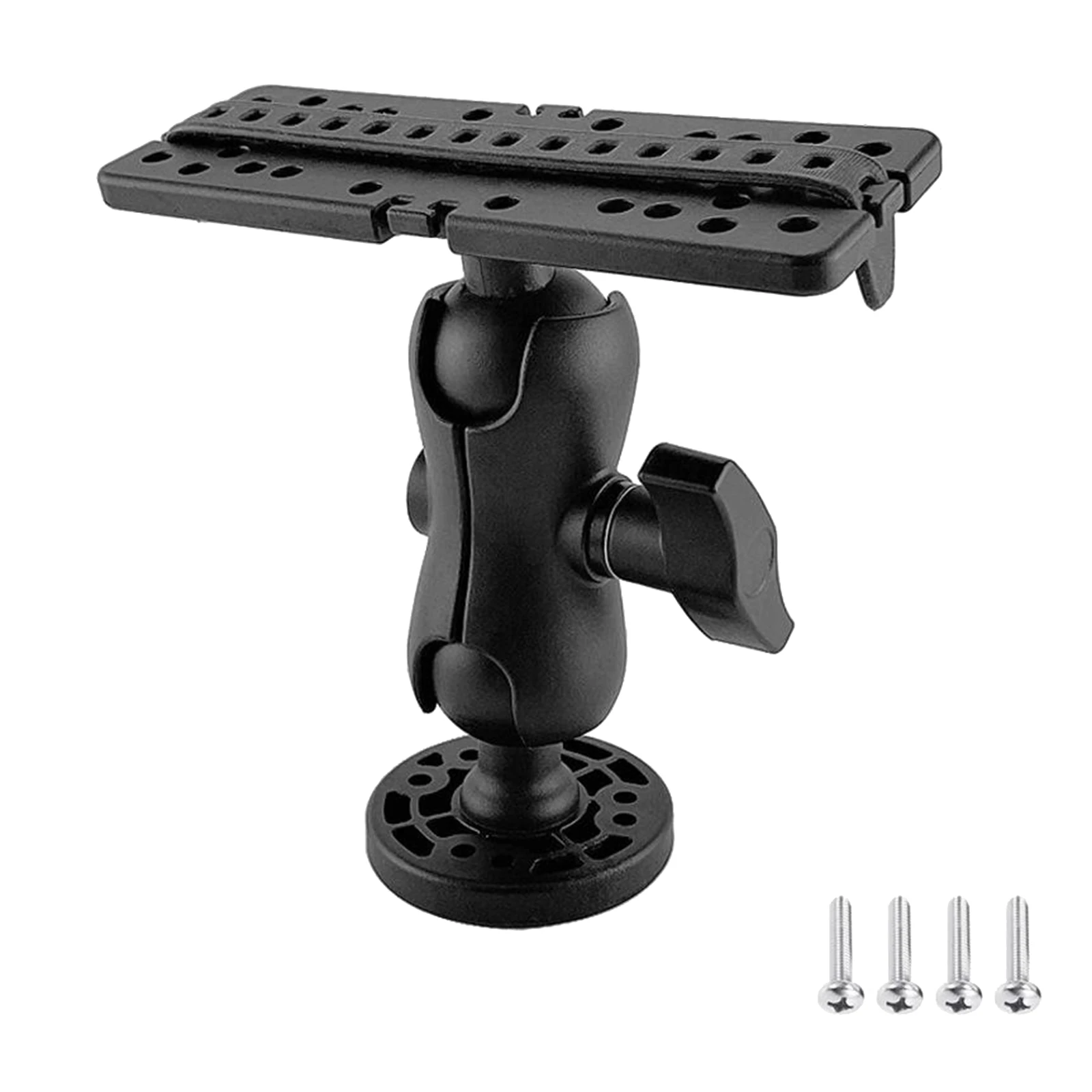 1Pcs Navigation Fishfinder Bracket 360 Degree Fishfinder Ball Mount Base Universal Mounting Plate for Garmin Supporter