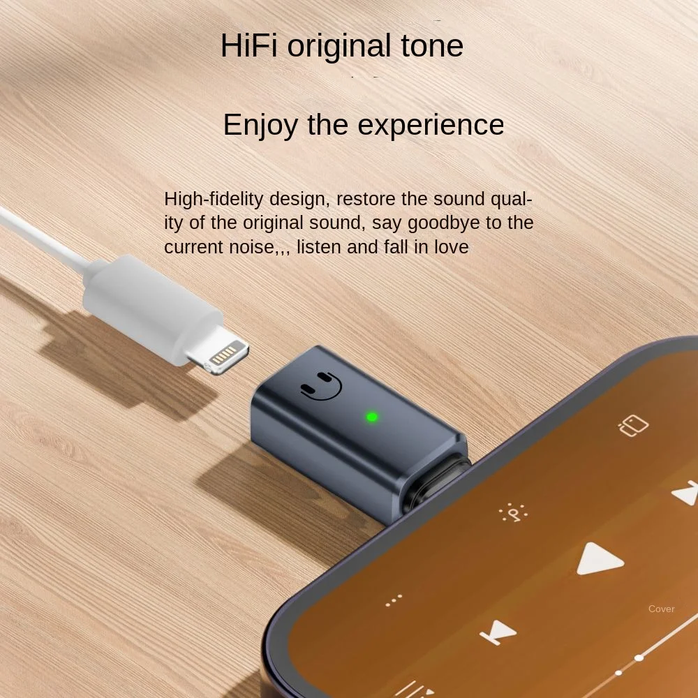 IOS Female To Type C Male Adapter for Xiaomi Huawei POCO Wired Headset Converter OTG USBC To Lightning Earphone Audio AUX