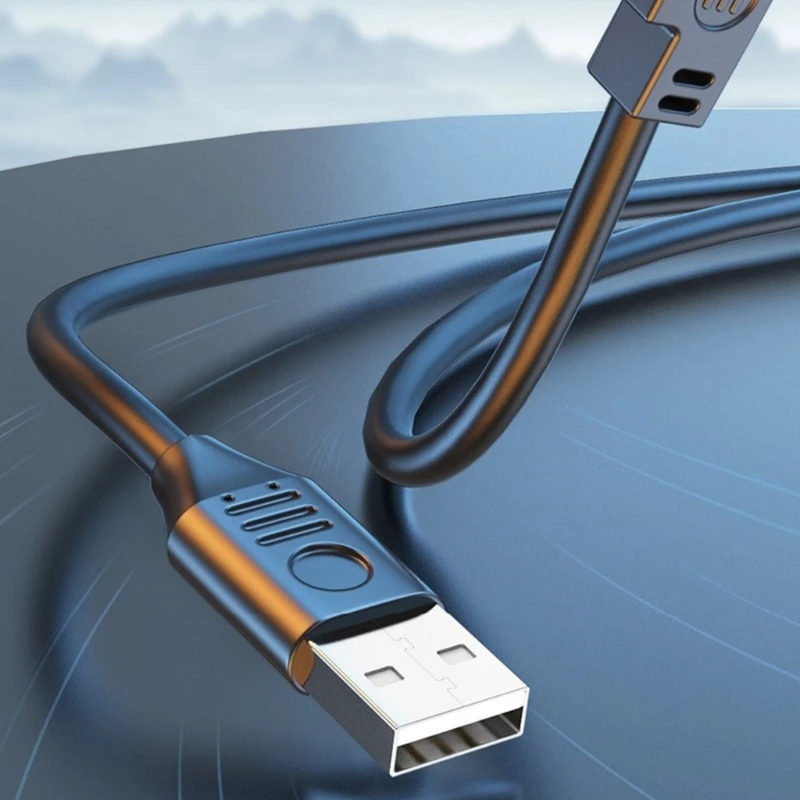 R91A USB2.0 إلى سلك بيانات USB صغير لمشغل MP3 MP4 لوحدات التحكم في تسجيل قيادة السيارة
