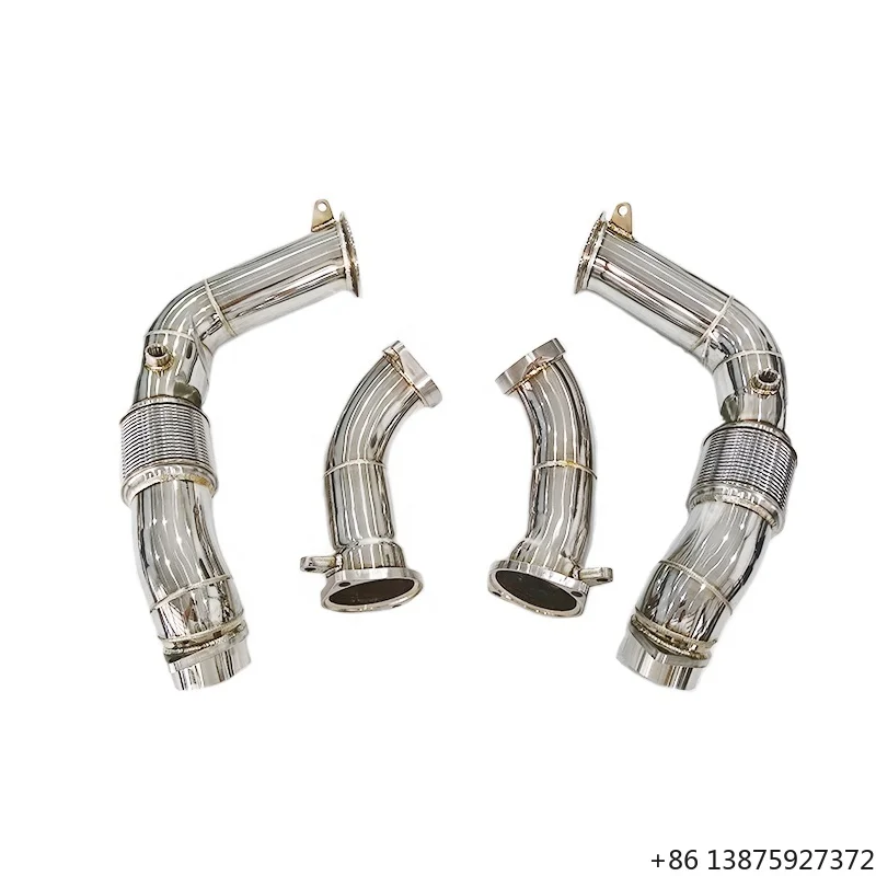 

Выхлопные патрубки из нержавеющей стали для M5 G90/G99 S68 4.4TT V8 2024- (прямые, с свободным потоком)