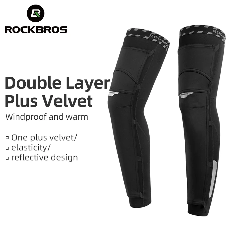 

ROCKBROS зимние теплые спортивные длинные велосипедные мотоциклетные уличные протекторы для фитнеса велосипедные гетры леггинсы