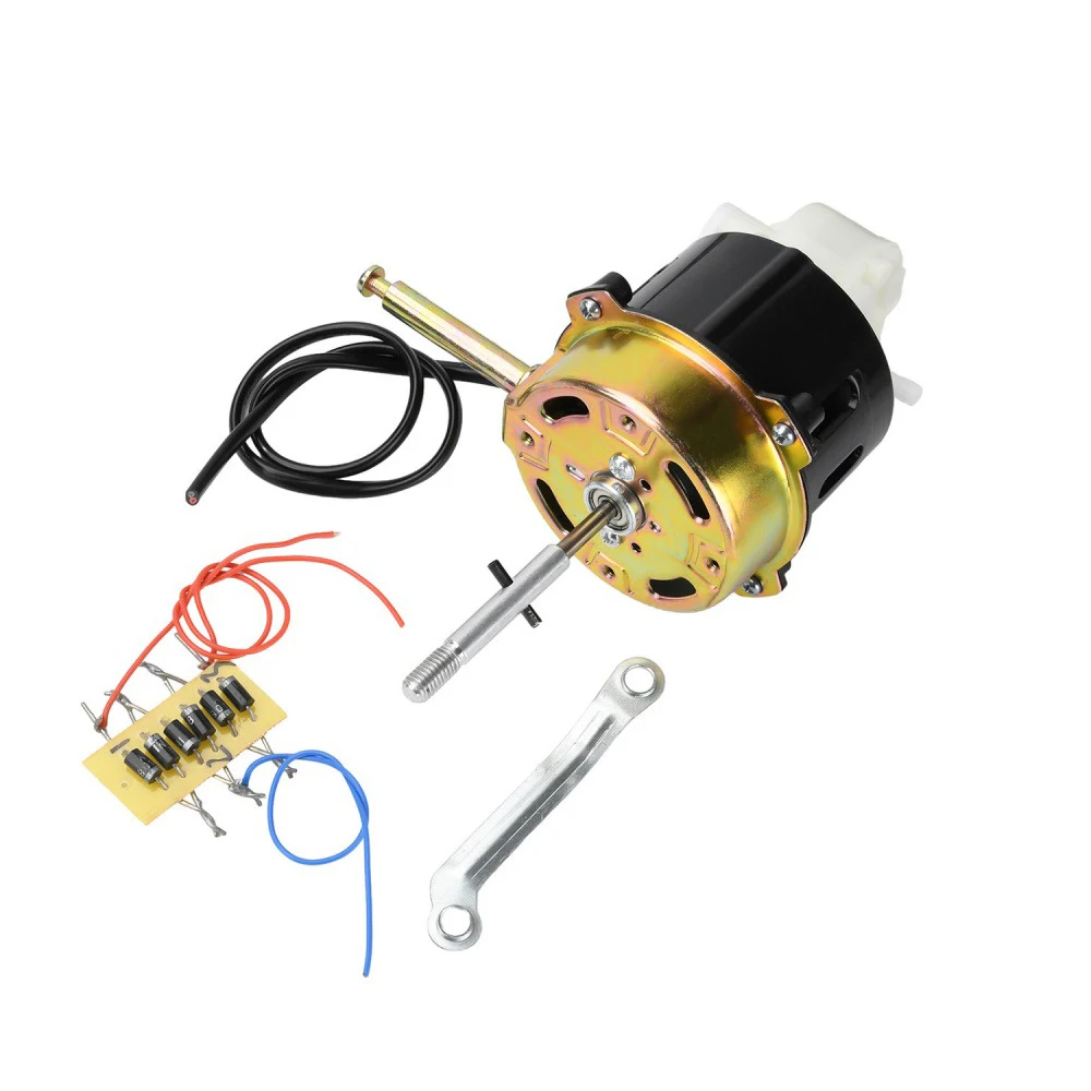 DC12V Copper Winding Brushed Fan Motor 23W 1420RPM 3 Speed Control Reverse Polarity Protected for 16 Inch Desk Fan Replacement 6