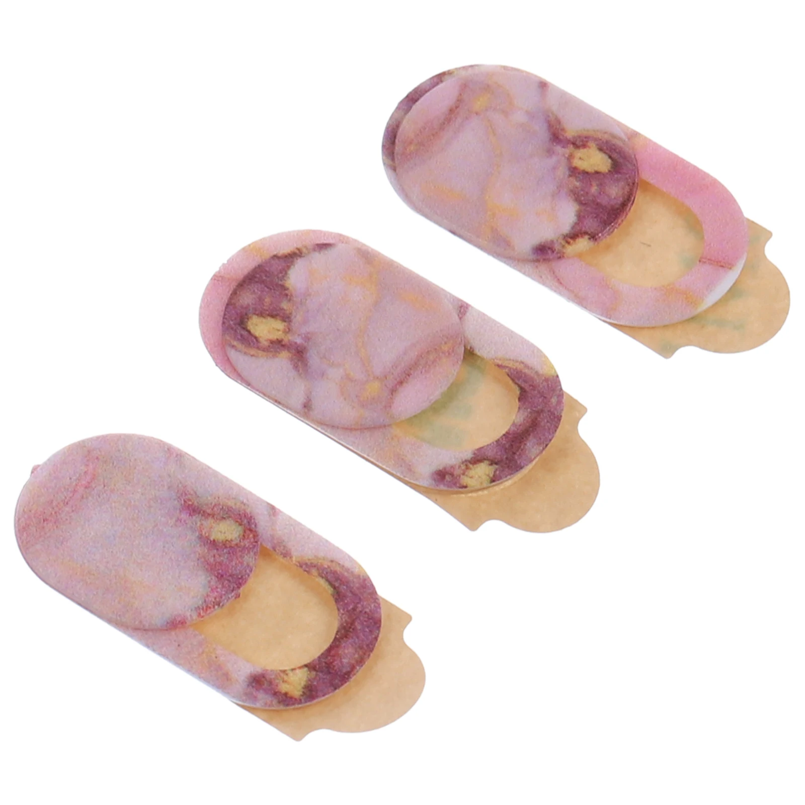 

3pcs Privacy Cover Ultra Thin Durable ABS Laptop Computer Webcam Phone Pink Slider Protector Video