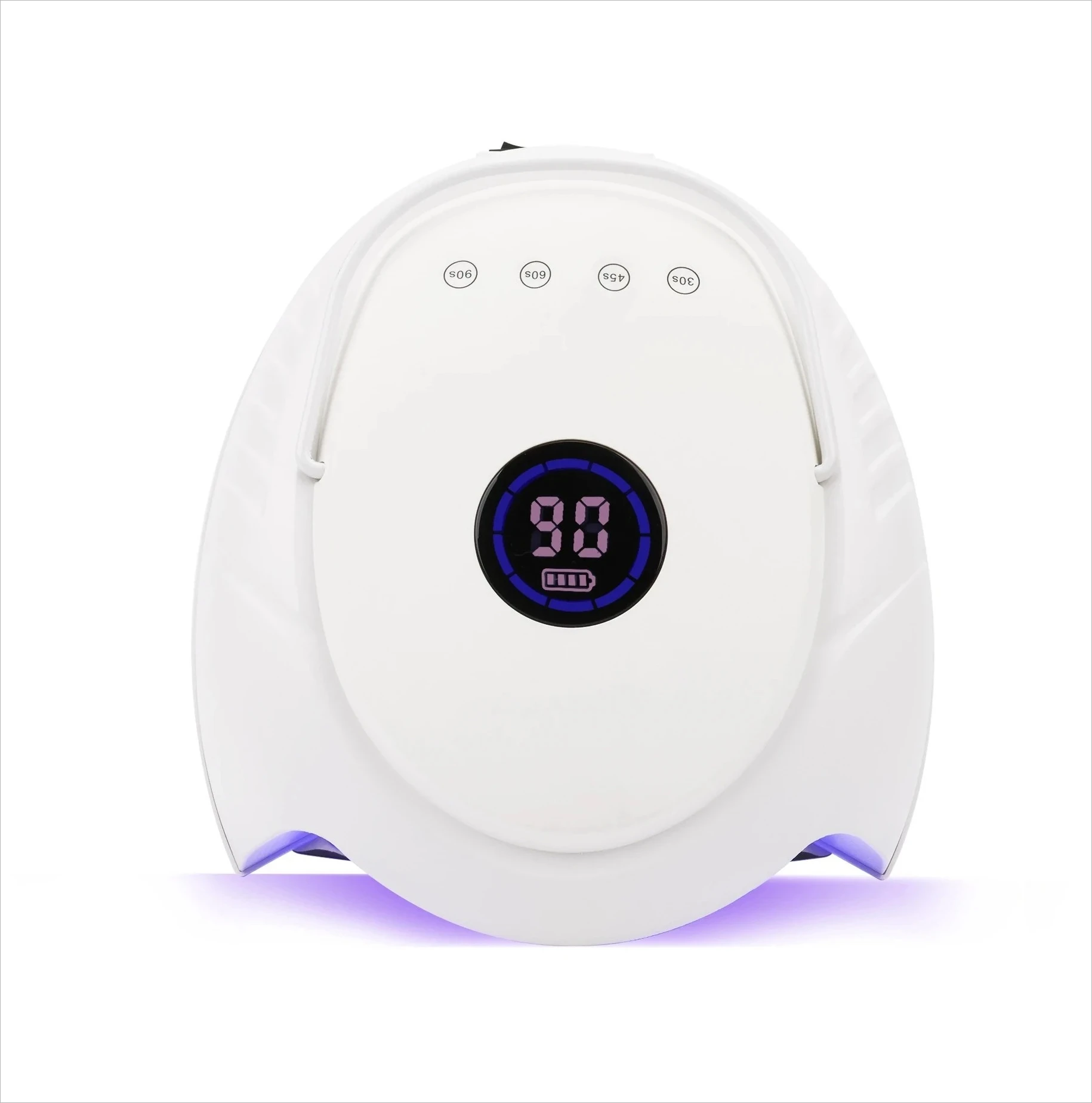 New 64w Exclusive Design Professional Rechargeable Cure Cordless Focused Beam Light Speed Flash Curing LED Nail Lamp
