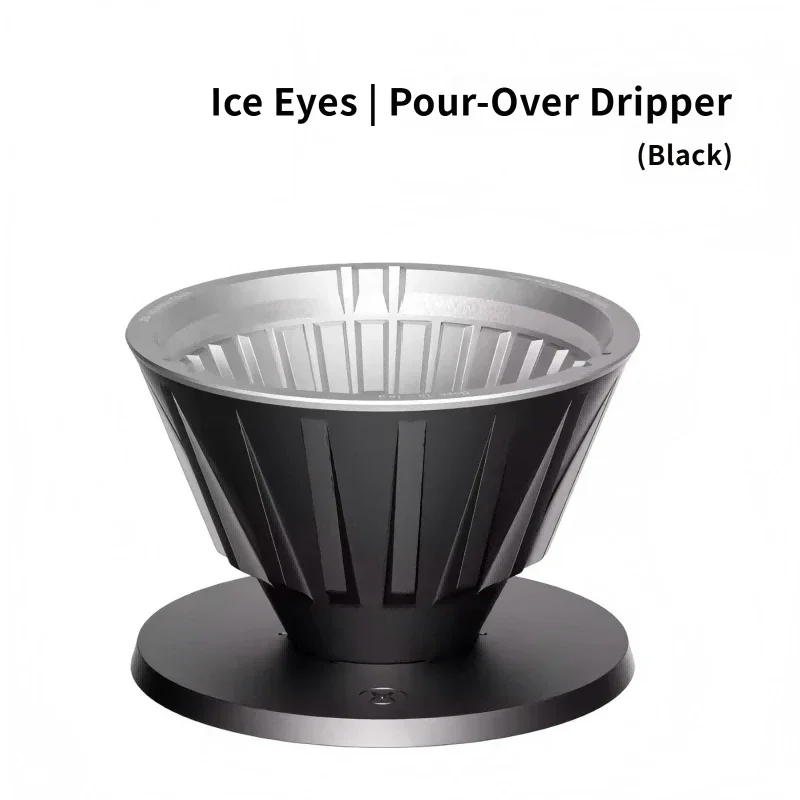 Copo de Filtro em V TIMEMORE Xmatt Joint Torrent para Cafeteira de Gotejamento Manual, Eletrodoméstico de Metal para Café Gelado