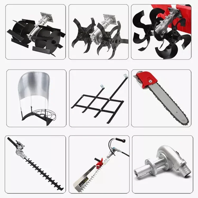 Harga Rendah Multifungsi Mesin Pertanian Kultivator Mesin Pemotong Rumput Pemangkas Rumput