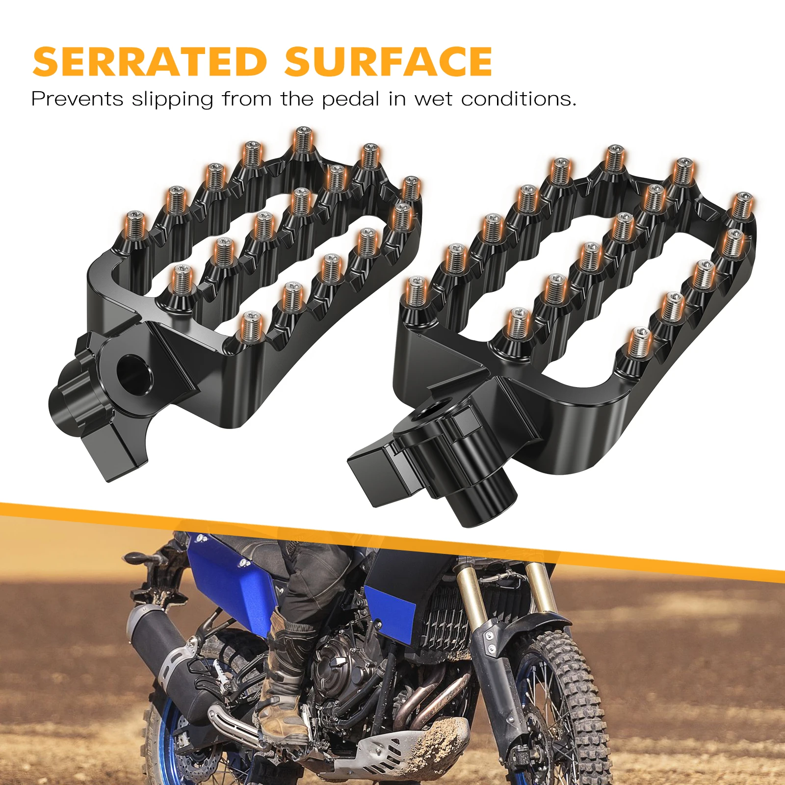 Reposapiés para Yamaha Tenere 700 XTZ 700 XTZ700 2019-2024, Pedal de palanca de freno, Tenere 700 T700 Rally World Raid