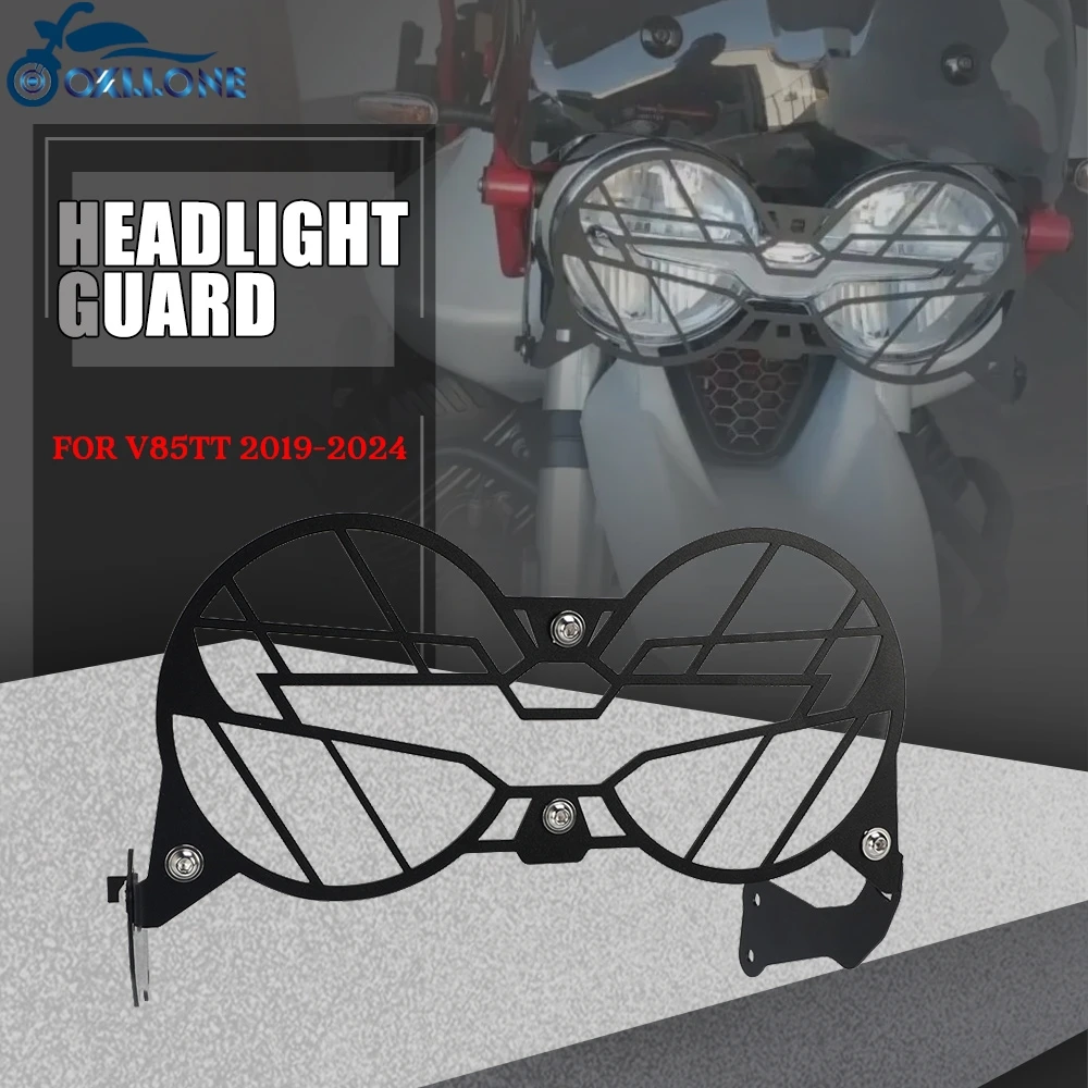 

Motorcycle Accessories For Moto Guzzi V85TT V 85 TT V85 TT Headlight Guard Head Light Grille Cover 2019 2020 2021 2022 2023 2024