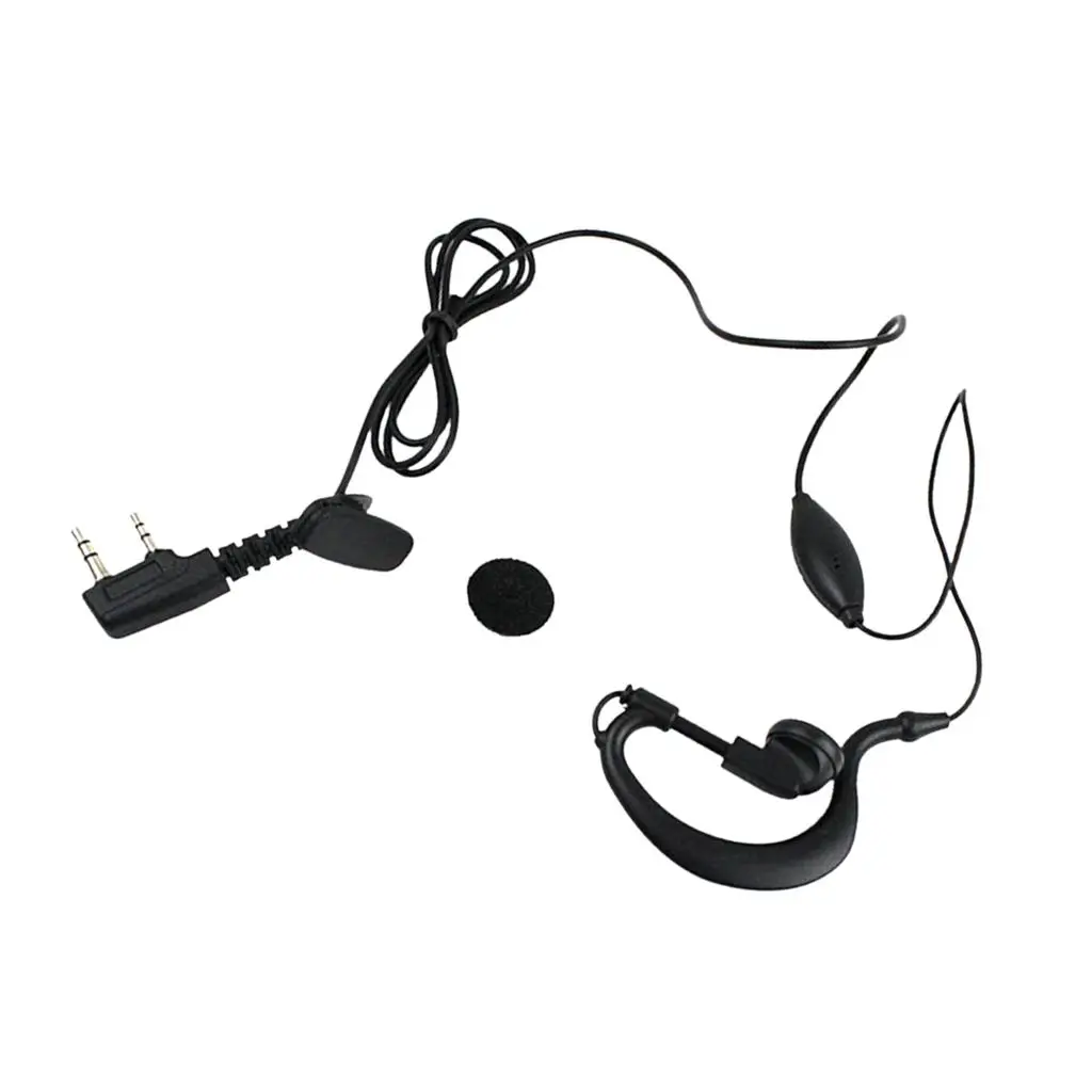 Two Way Radio Earpiece K Type Earhook Wired Earphones Accessories for Quansheng TG-UV2