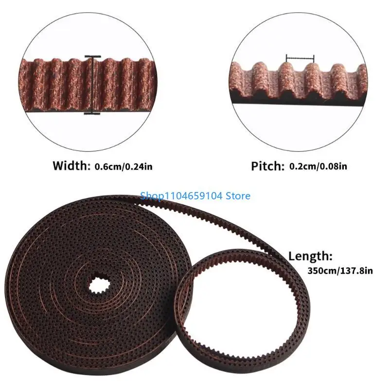 بوابة وأحزمة قياسية للطابعات ثلاثية الأبعاد من سلسلة K1 حزام توقيت 2GT-6 عرض 6 مم لاحتياجات الطباعة ثلاثية الأبعاد #6