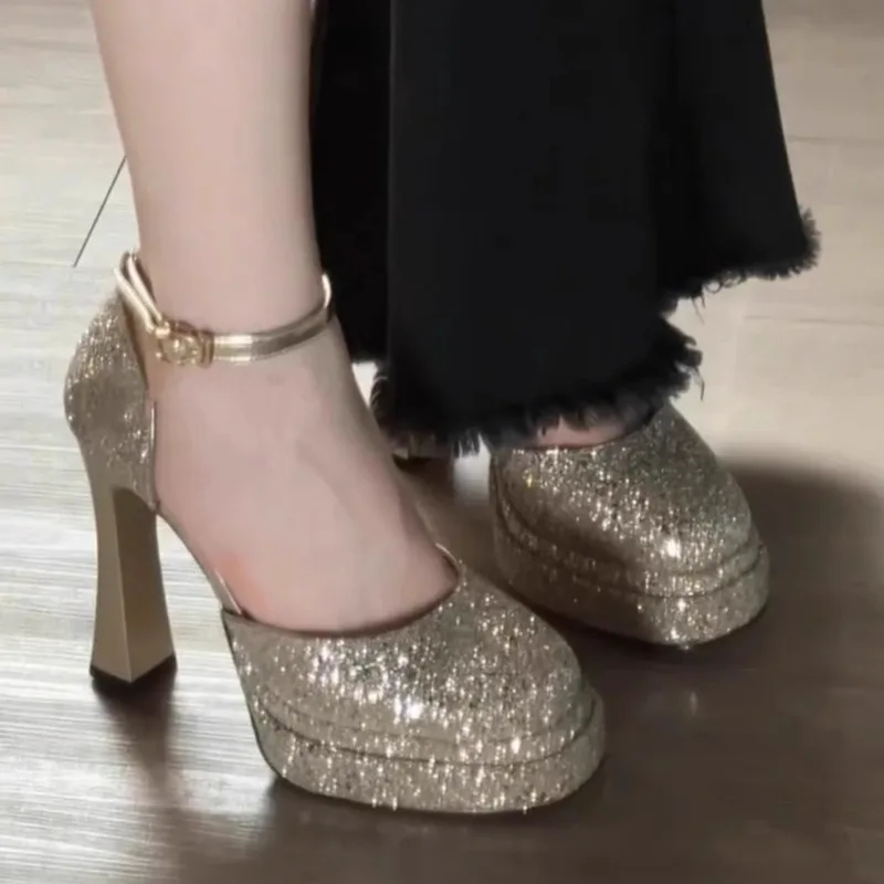 

Fashion Women's Shoes High Heels Women Platform Sandals New High Heeled Sandals for Women Mary Jane Woman Party Wedding Shoes