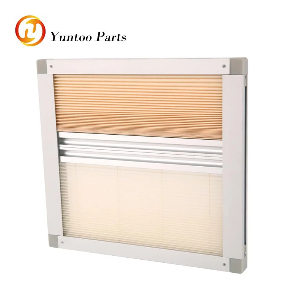 Four Sided Frame Pleated Day and Night Sunshade  Honeycomb Curtain