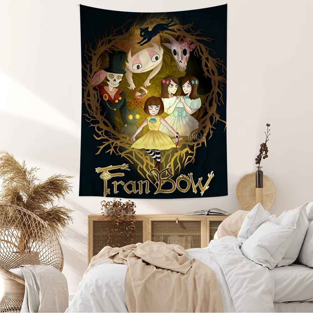 F-Fran B-Bow DIY Wall Tapestry Hanging Tarot Hippie Wall Rugs Dorm Home Decor