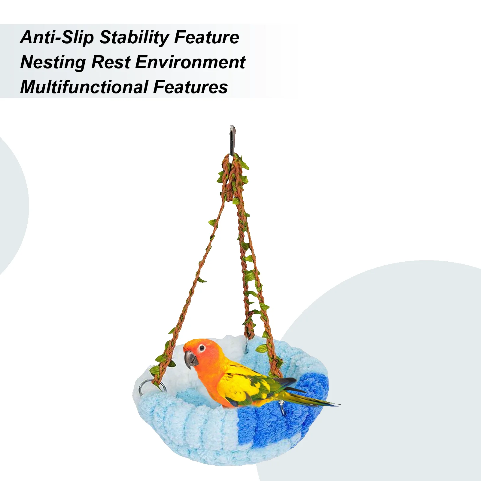 Теплое птичье гнездо для клетки, плюшевое зимнее теплое гнездо для попугая, товары для домашних животных, для сна, скрытия гнездования, игры в авиационном кормлении Теплое птичье гнездо для клетки, плюшевое зимнее теплое гнездо для попугая, товары для домашних животных, для сна, скрытия гнездования, игры в авиационном кормлении