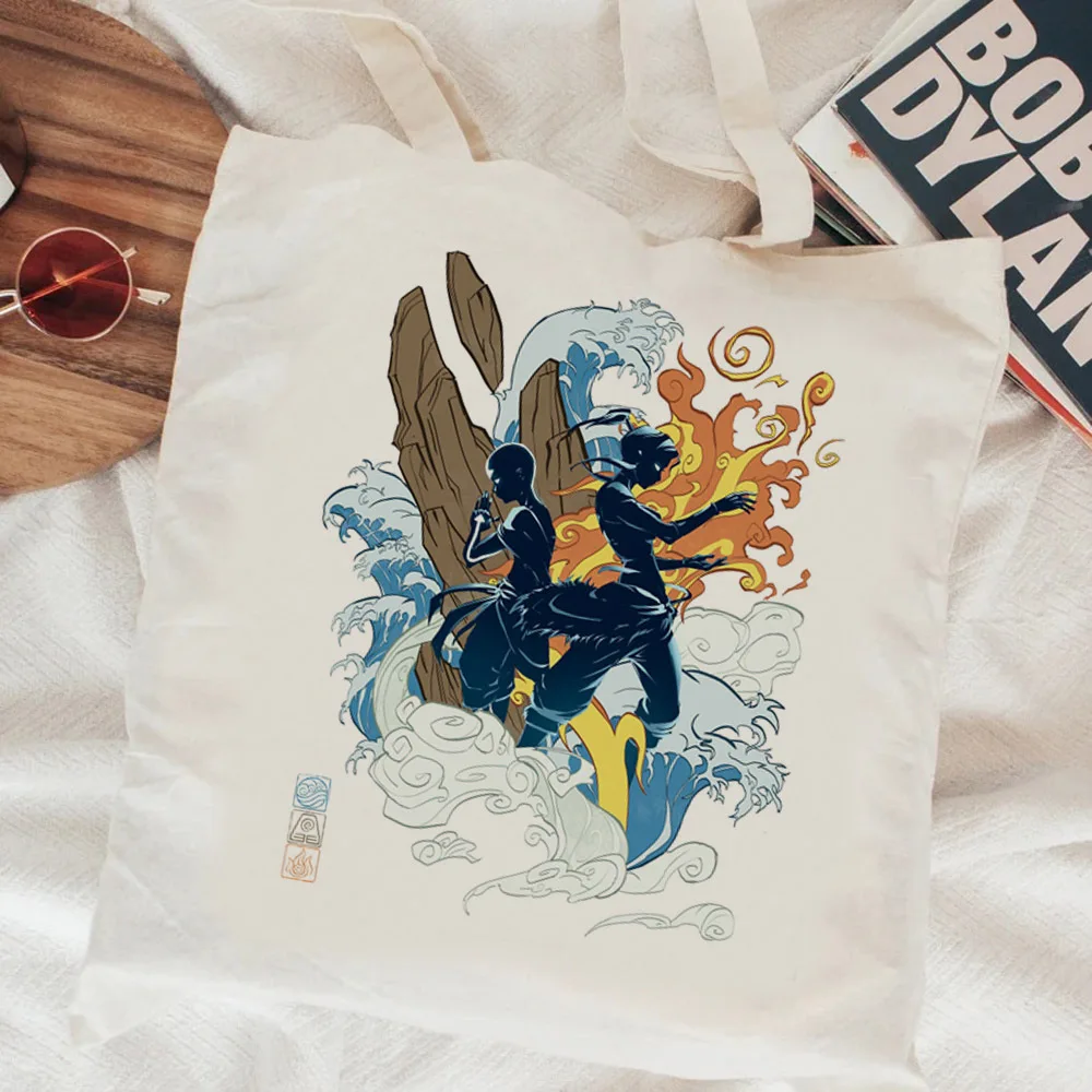 Avatar the Last Airbender Zuko shopping bag canvas jute bag bolso grocery reusable bag tote bolsa compra reciclaje cabas