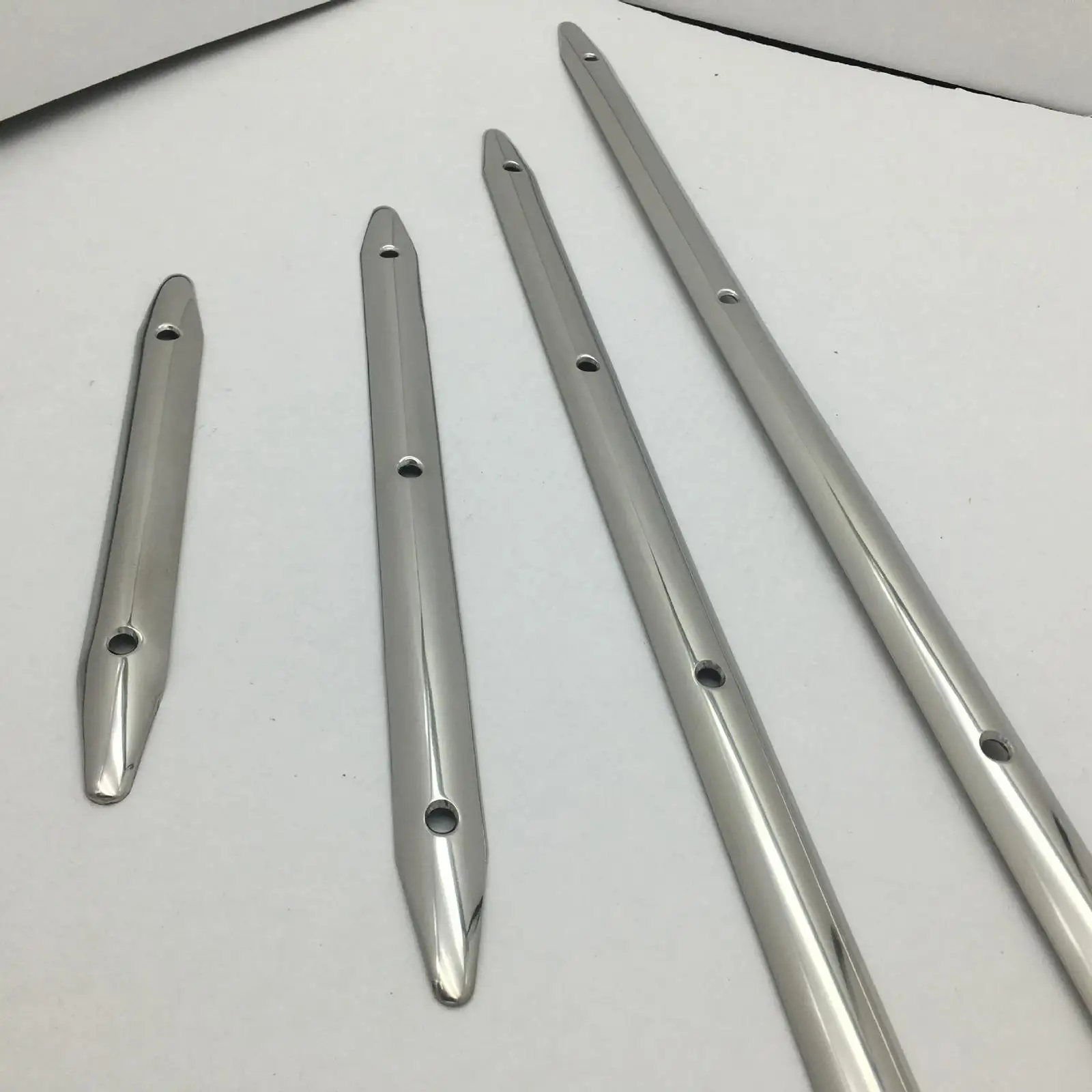 

Protective Rub Strake Marine Rub Strip 8 Inch Stainless Steel Deck Accessory for Boat Yacht RV Mooring