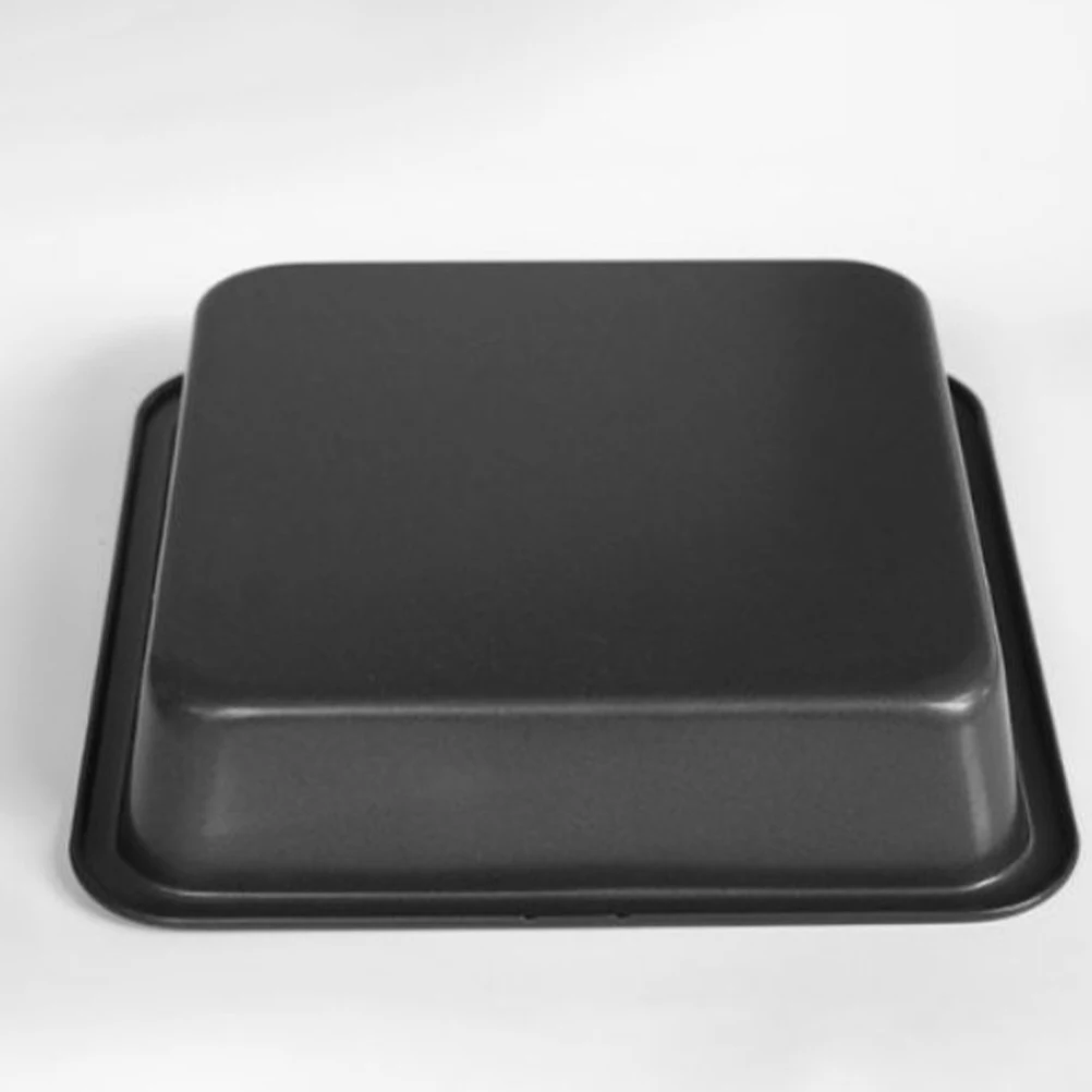 

Nonstick Baking Square 9X9 Inch Carbon Steel Oven Pan For Cake Pizza Bread Heavy Duty Roasting Pan Smooth Bakeware Kitchen