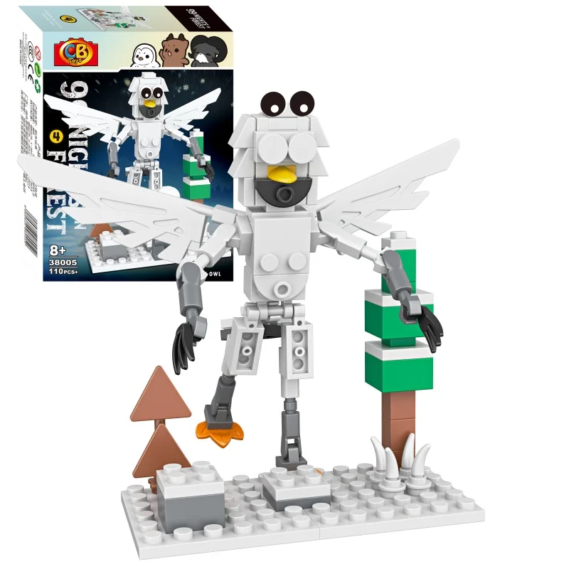 جديد 99 ليلة ليلة الرعب لعبة اللبنات في الغابة الوحش الغزلان الطوب للبنين اللعب هدايا عيد الميلاد عيد الميلاد #5