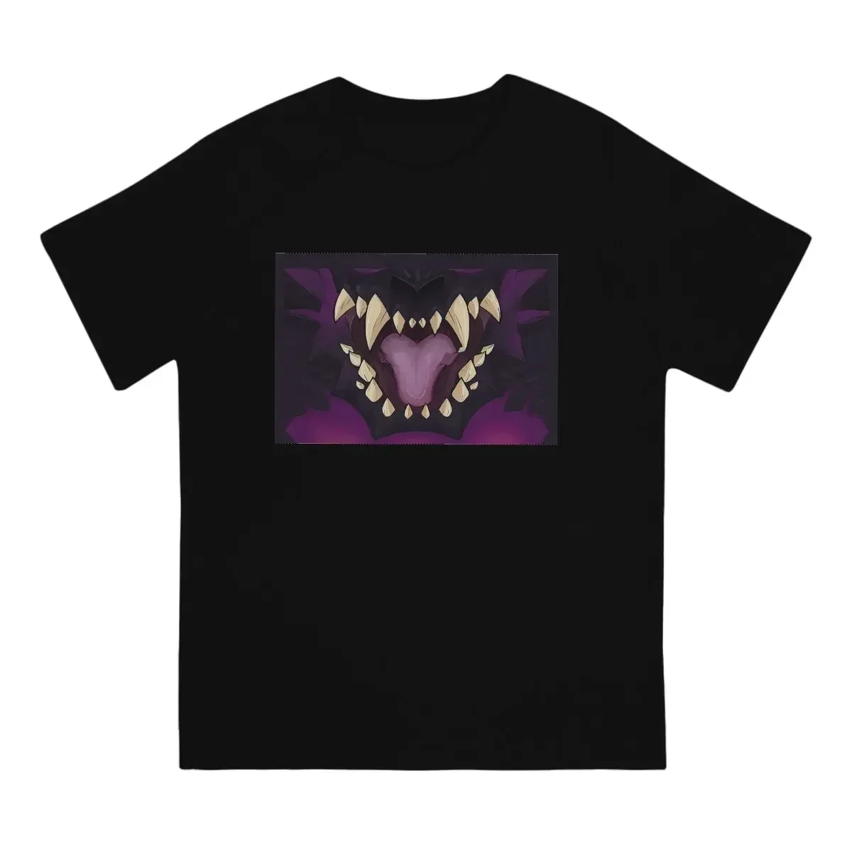 Monster Hunter Fantasy-themed Action Role-playing Games Newest TShirt for Men Nergigante Maw Round Neck Basic T Shirt Hip Hop