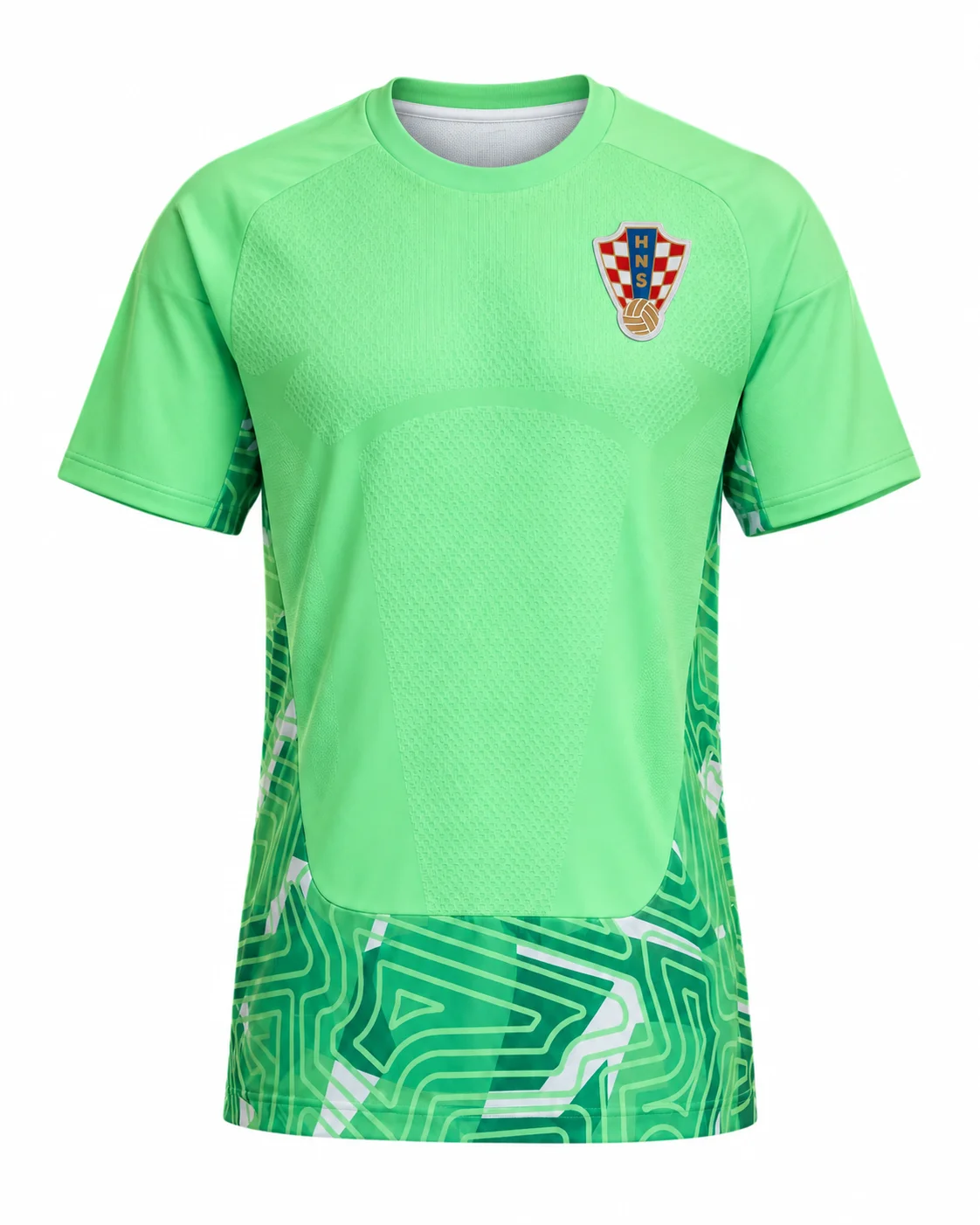 Kroatien 26-27 Heim-Fußballtrikot Rot-Weiß Kariert für Herren Kurzarm Rundhals Fußball-Trainings- und Freizeitkleidung – Detail 7