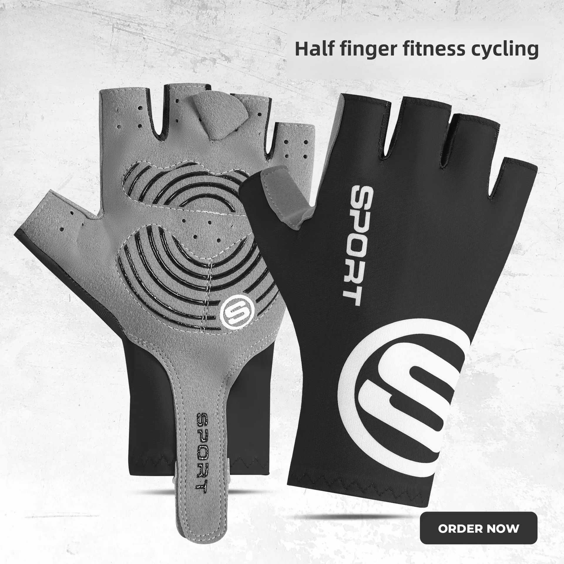 

Sports Cycling Gloves Half-Finger Household Non-Slip Outside Mountaineering Fishing Fitness Sunscreen Ice Silk Bicycle Gloves