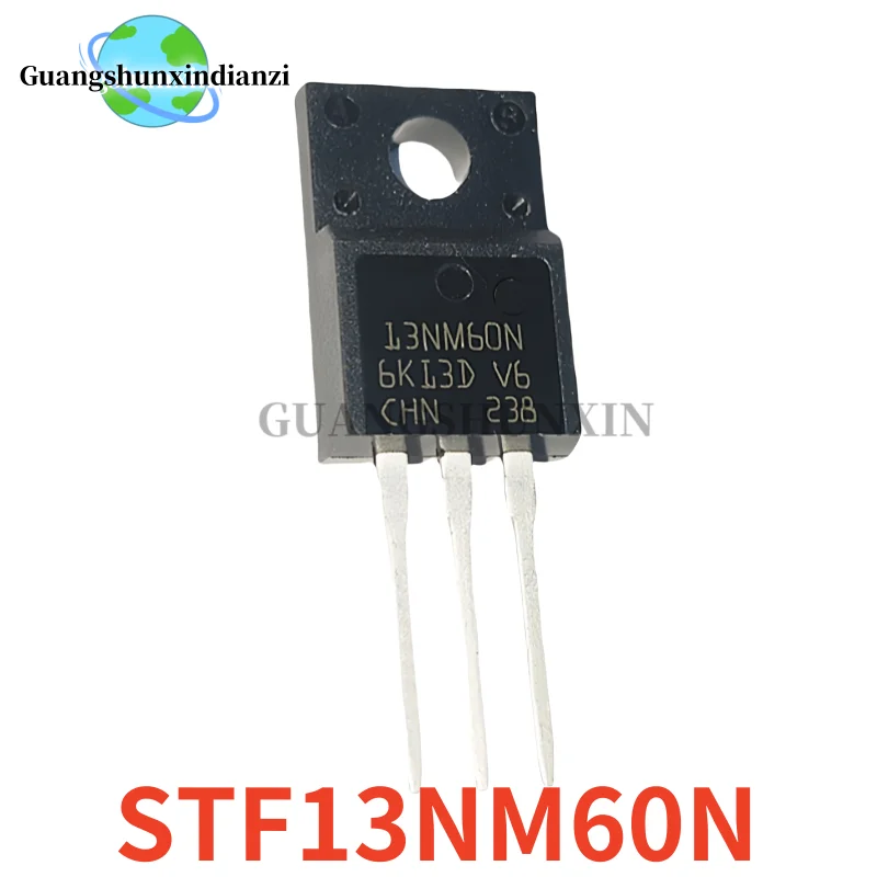 10-20-30 Uds nuevo STF13NM60N TO-220F 13NM60N TO220 13NM60 F13NM60N STF13NM60 MOS FET transistor en Stock
