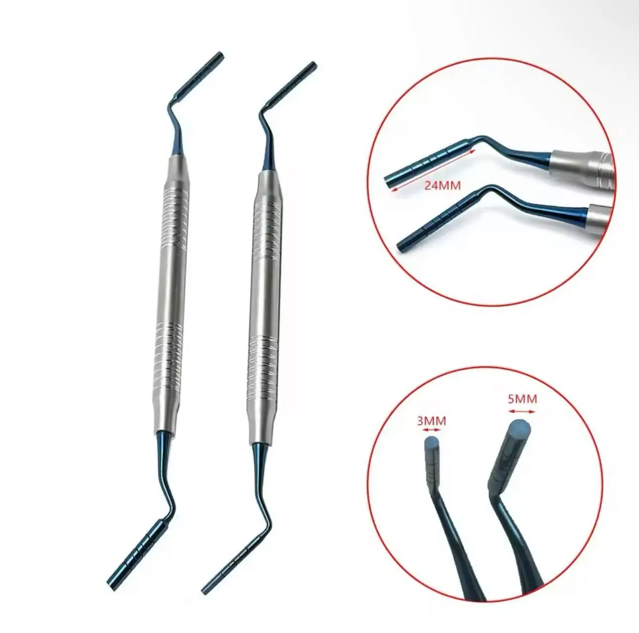 DENILK 1PC Dentist Bone Graft Carrier Powder Filling Instrument Set Restorative Kit Dental Spatula Filler Tool