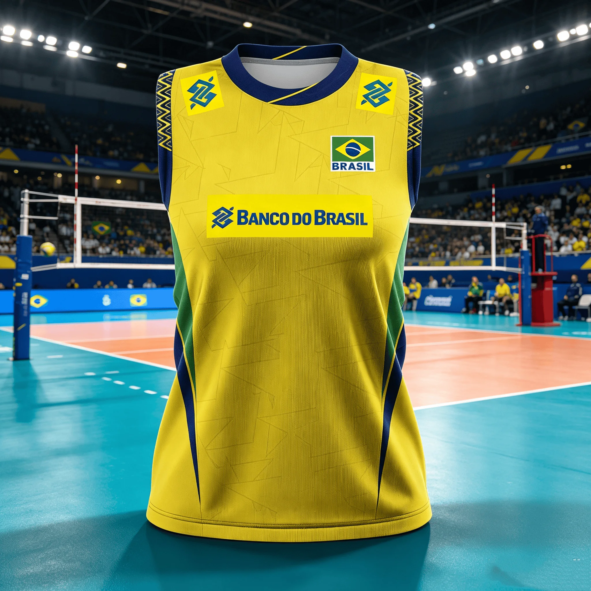 2026-27 New Brazil Volleyball Sleeveless Jersey Summer Men Women Breathable Athletic Tank Top Y2K Streetwear Sports Unisex Tee