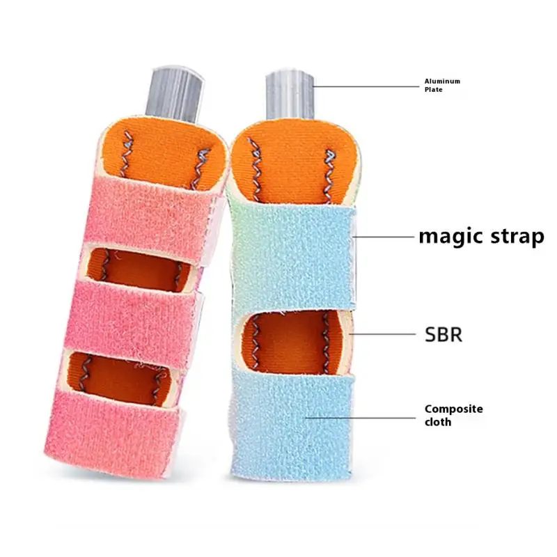 

1 шт., красочная шина для пальцев, молоток, шина для пальцев, бандаж для пальцев при артрите, травмах, растяжение связок, подходит для указательного боли в среднем пальце