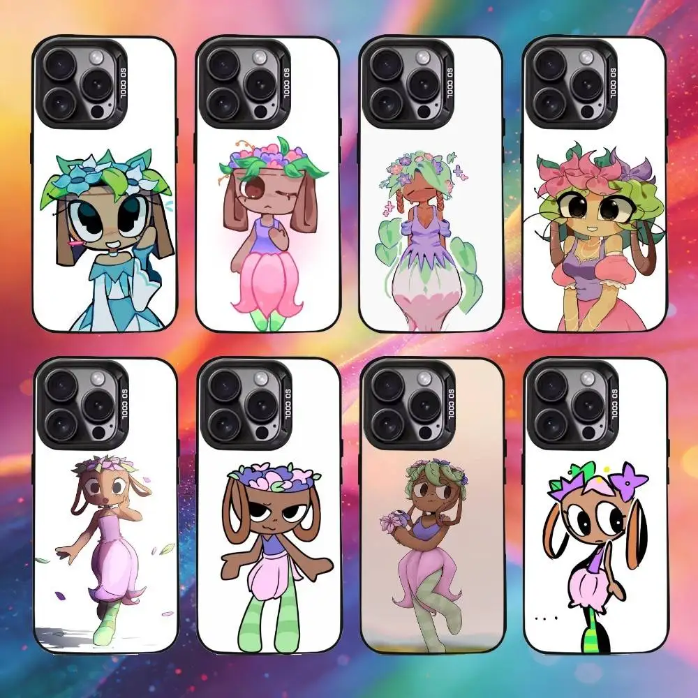 

D-Dandys W-World B-Bassie Phone Case For iPhone17, 16,15,14,13,12 Pro Max Black Candy Matte Shockproof Cover