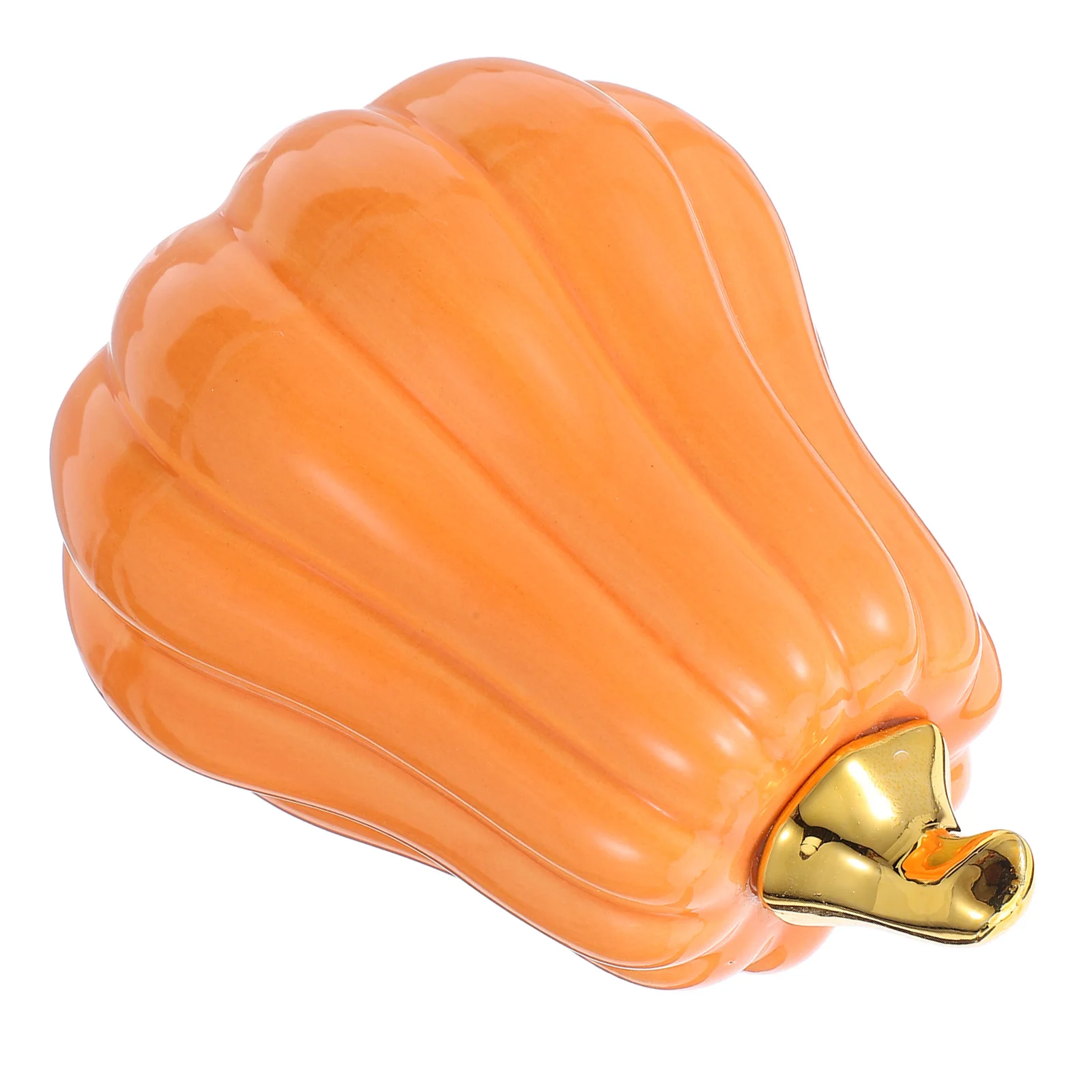 

RORPOIR Mini Ceramic Pumpkin Figurine Fall Decor for Halloween Thanksgiving Home Living Room Bedroom Dining Table Ornament