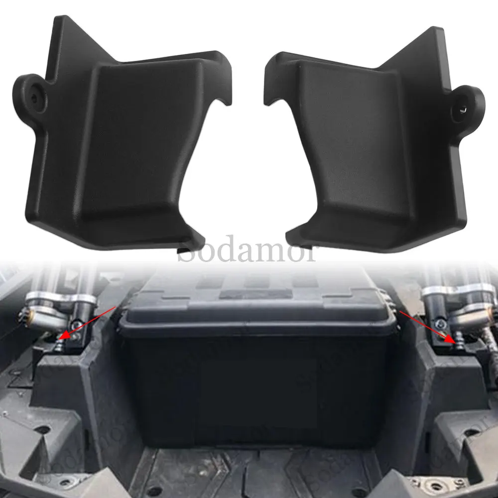 2Pcs Durable Shock Reservoir Panel Covers Left and Right Black For Polaris RZR XP 1000 EPS High Lifter 2015-2018 UTV Accessories