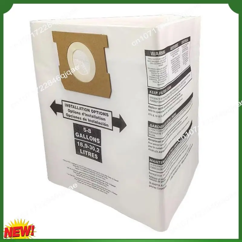 

A48I подходит для Shopvac 5-8 мешков для пыли, аксессуары для пылесоса, мешок для пыли, бумажный мешок