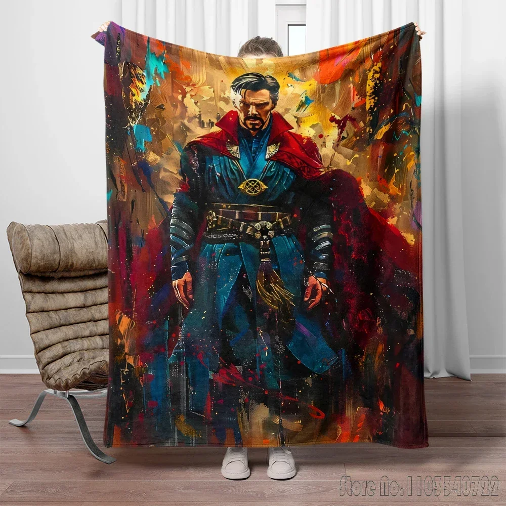 Avengers Marvell Hulk SpiderMan 3D Printed Kids Blanket Throw for Bed Sofa Decor Fleece Nap Blankets Boys Girls Children Gift