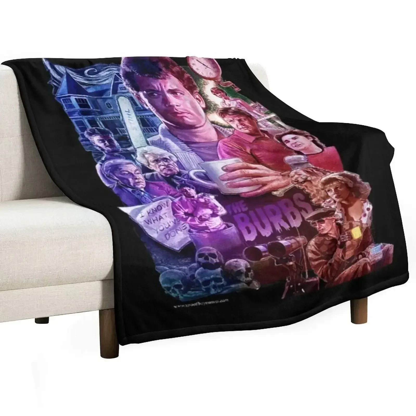 THE BURBS Throw Blanket Designers Blankets Sofas Of Decoration Multi-Purpose Extra Large Throw Blankets