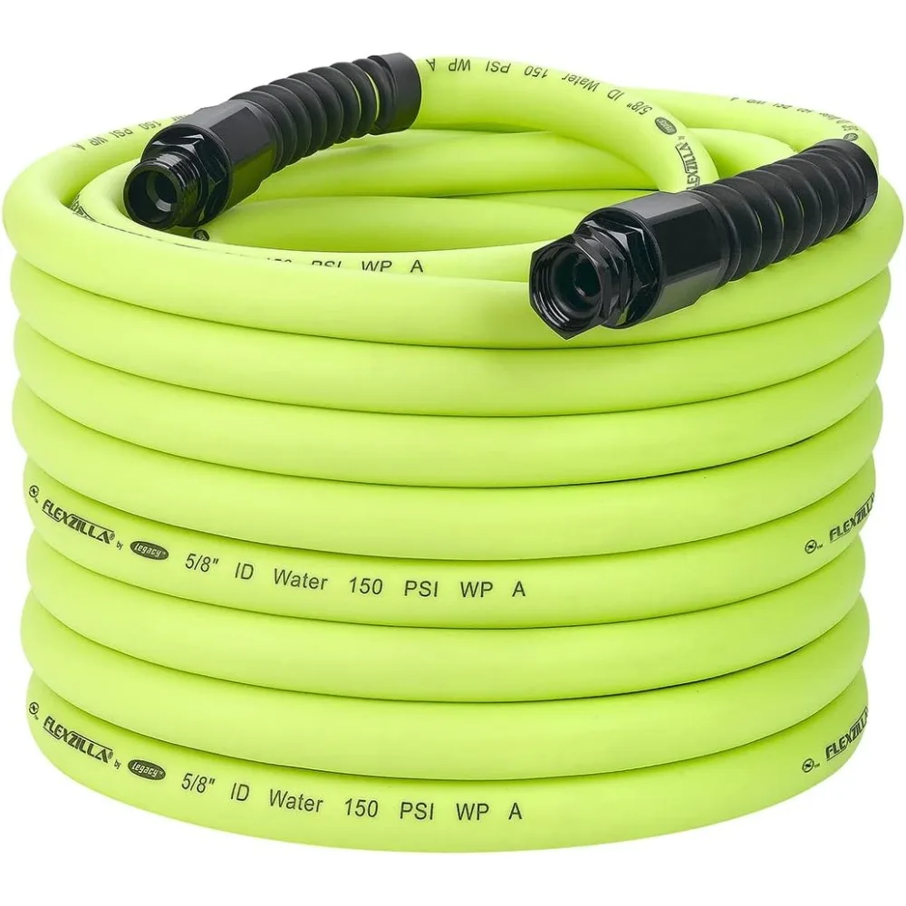 

Flexzilla Pro Water Hose with Reusable Fittings, 5/8 in. x 100 ft., Heavy Duty, Lightweight, Drinking Water Safe, ZillaGreen