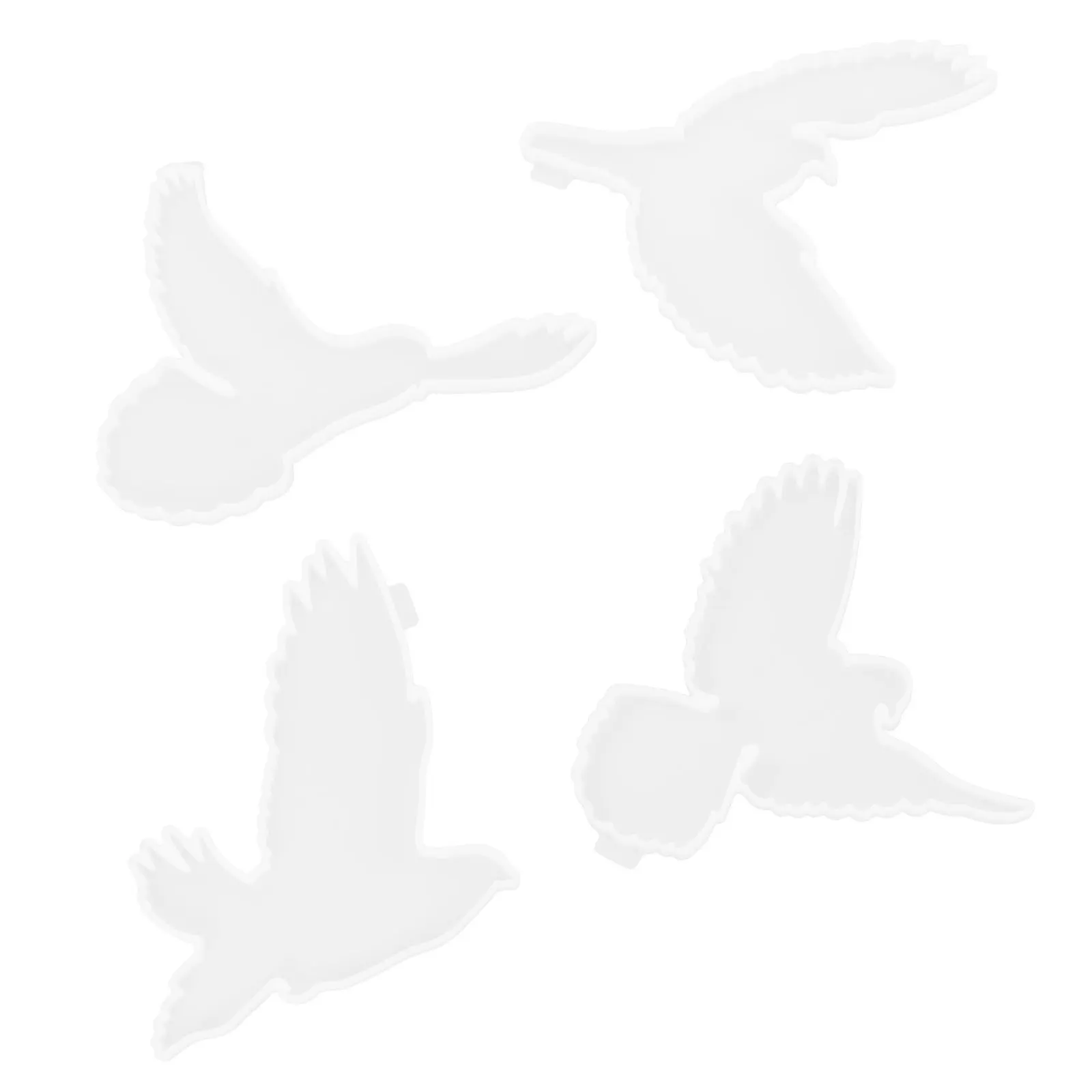 

4Pcs Sea Bird Craft Silicone Mold DIY Flexible Wall Unique Handmade Art Supply for Custom Ornament Creation