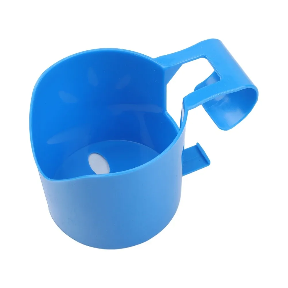 Outdoor Ready Cup Holder for Pool Edge Table or Wall 9.5x9x15cm Compatible with Aluminum Cans Glass Bottles Sports Bottles ABS