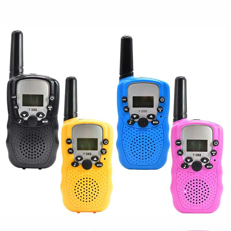 Obuby Toys per ragazzi di 3-12 anni Walkie Talkie per bambini Regali Giocattoli con torcia LCD retroilluminata 3 KMs Escursionismo esterno Campeggio