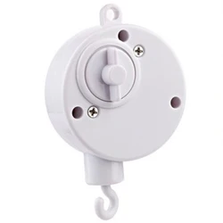 Infant Bell Rotary Wind-up Music Box Baby Mobile Crib Bed Bell Toy Windup Movement Music Box Machine Nursery Decoration
