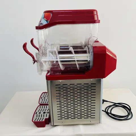 LJPJP 눈 녹이는 기계, 두 탱크, 슬러시 스무디, Granita 기계, 모래 얼음 기계, 110V, 220V, 12L