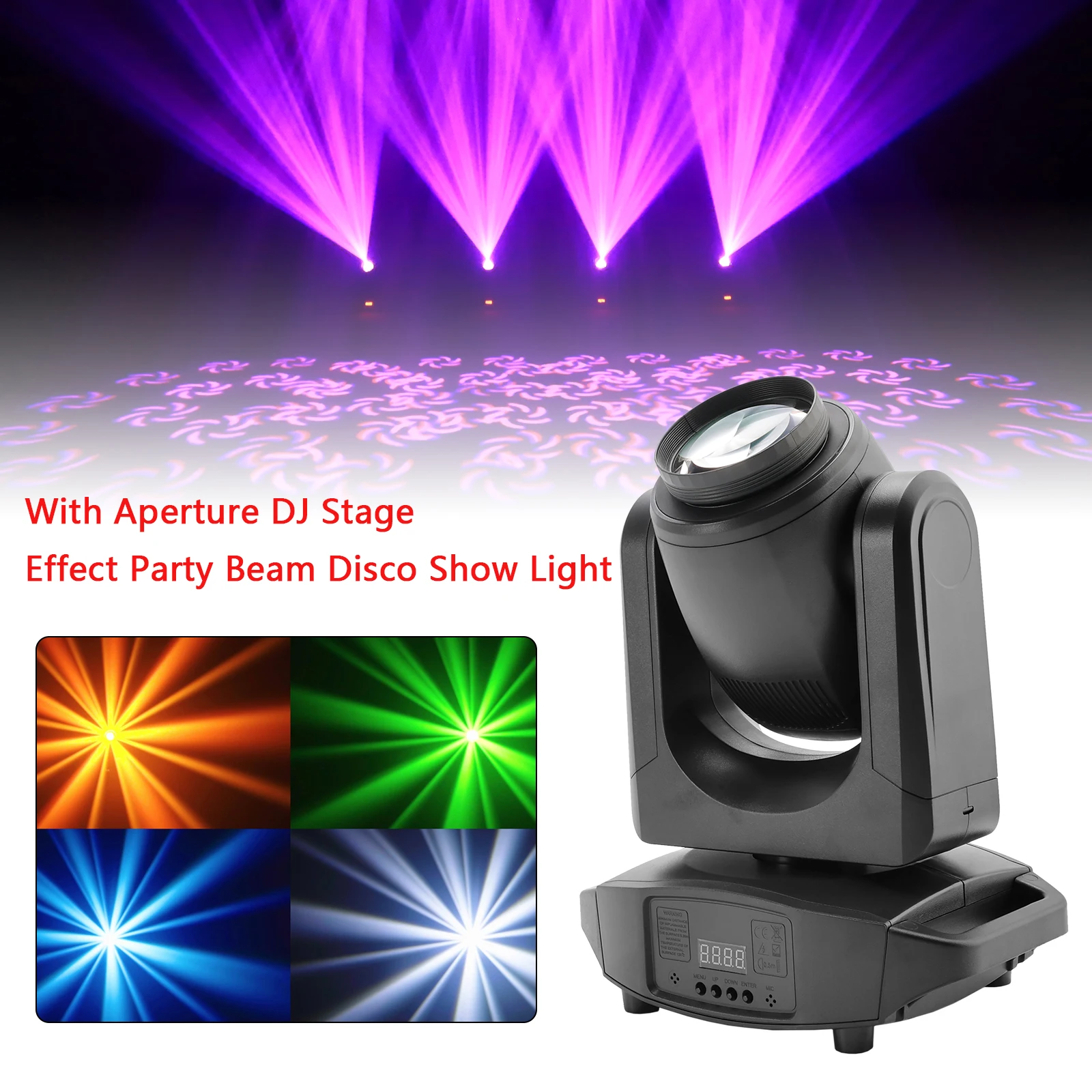 

150W Moving Head Light With Aperture Dj Stage Effect Party Beam Disco Show Light