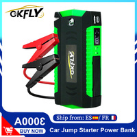 GKFLY 18000mAh Car Jump Starter Power Bank 12V Car Booster Auto Emergency Starting Device Jump Start for Petrol Diesel