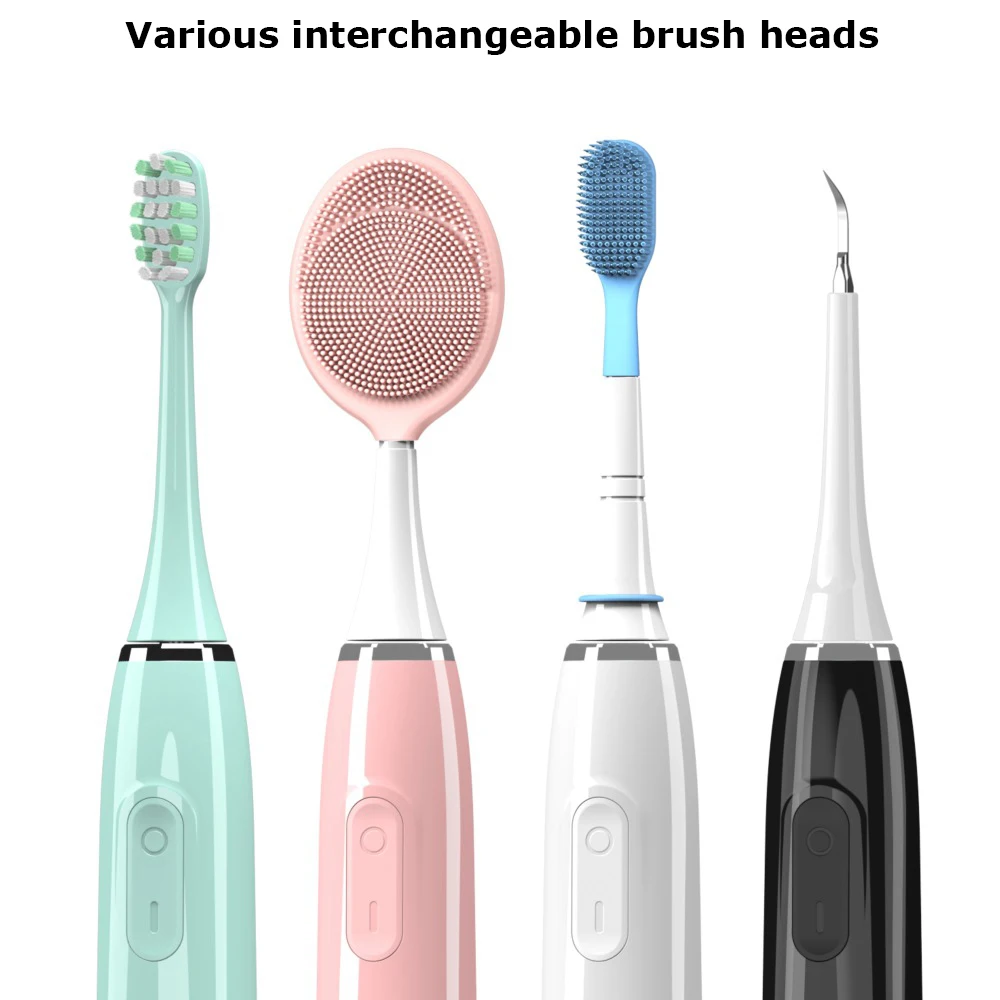 Sonic Bàn Chải Đánh Răng Điện Có Màn Hình LCD Màn Hình Màu Chống Nước IPX7 15 Chế Độ Sạc Người Lớn Siêu Sonic Răng Bàn Chải Bộ