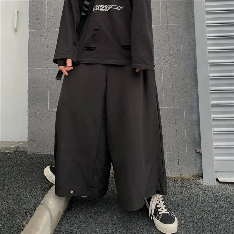 Bloomers Pants Women Loose Solid All-match Harajuku Casual Ankle-length Fashion Chic Spring Japanese Style Basic New Streetwear