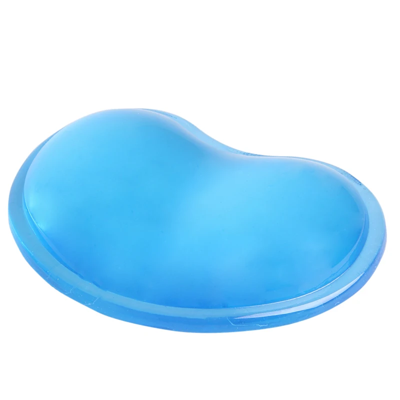 900f gel translúcido silicone ondulado mouse almofada apoio resto pulso para computador portátil