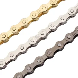 F410 1-Speed Bicycle Chain (1/2 x 1/8-Inch, 104L) Single Speed Chain for MTB Road Bike